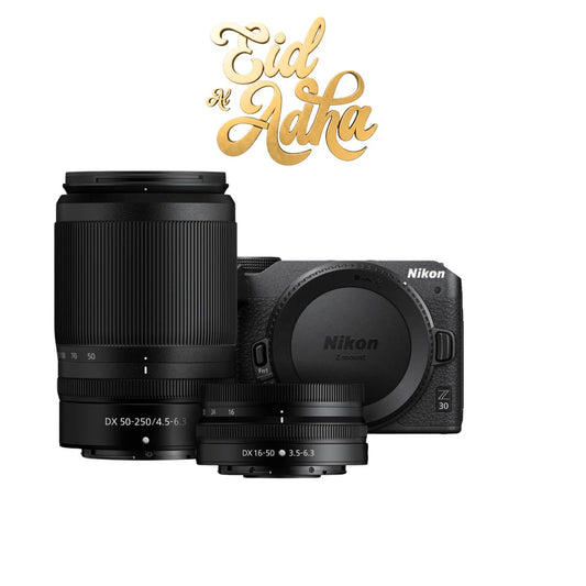 Z 30 NIKKOR Z DX 16-50MM F / 3.5-6.3 VR + NIKKOR Z DX 50-250MM F / 4.5-6.3 VR