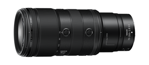 عدسة NIKKOR Z مقاس 70-200 مم ببؤرة f / 2.8 VR S