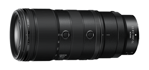 عدسة NIKKOR Z مقاس 70-200 مم ببؤرة f / 2.8 VR S