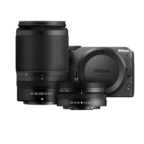 Nikon Z30 NIKKOR Z DX 16-50MM F/3.5-6.3 and NIKKOR Z DX 50-250MM F/4.5-6.3 VR
